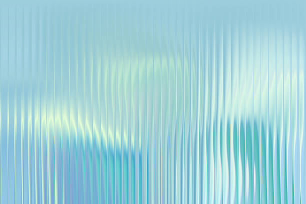 istock Holographic fractal glass texture. Abstract blurred gradient background. Trendy digital design ribbed glass for web, banner, cover. 2240080753