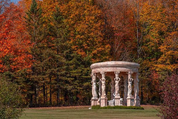 istock Mini circular temple built in the Canadian countryside 2240083116