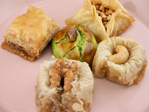 istock Turkish traditional food, various baklava, desserts 2240090889