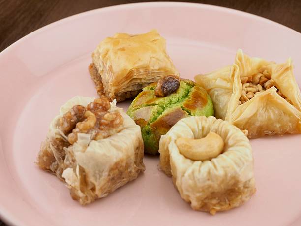istock Turkish traditional food, various baklava, desserts 2240090906