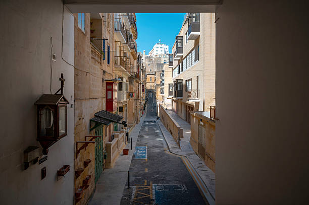 Typical classic street of Malta.