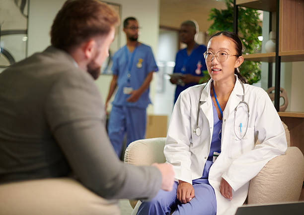 istock junior doctor with hospital administrator 2240095617