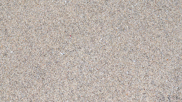 istock Minimalist Wet Sand Background, White and Light Yellow, Aerial View 2240101717