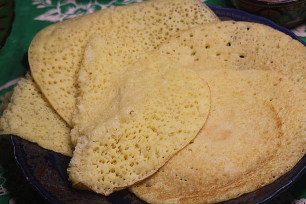 istock Moroccan Baghrir Close Up, Moroccan Pancakes 2240102306