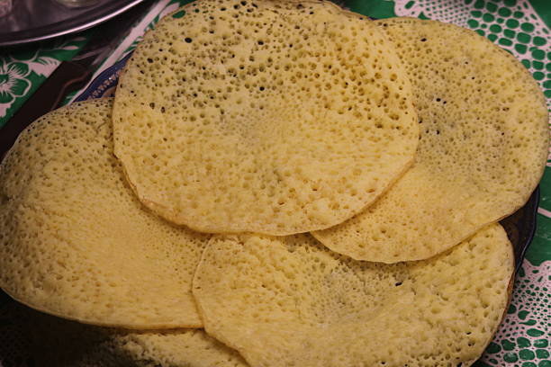 istock Moroccan Baghrir Close Up, Moroccan Pancakes 2240102365