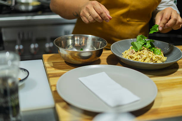 istock Preparing a delicious pasta dish from start to finish and making sure that the beginner enjoys these delicious pastas. 2240103829