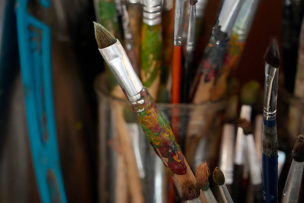 istock art painting tools detail close up in a workshop 2240108485