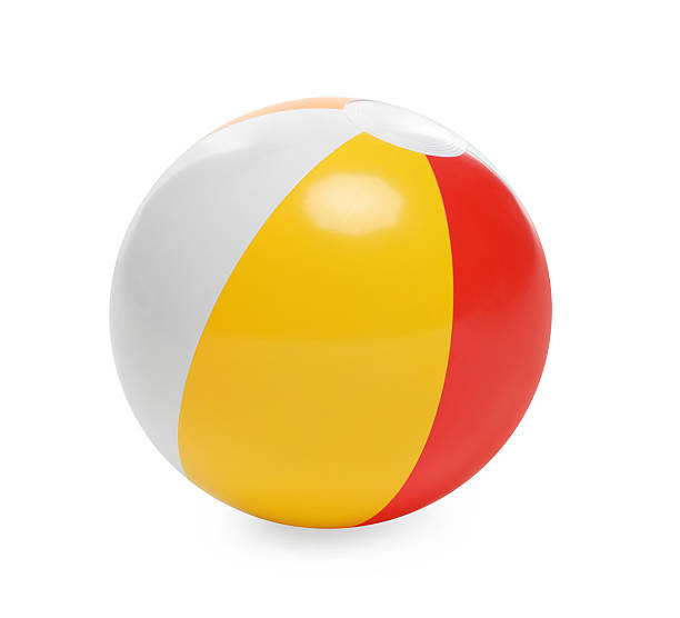 istock One bright inflatable ball isolated on white 2240118737