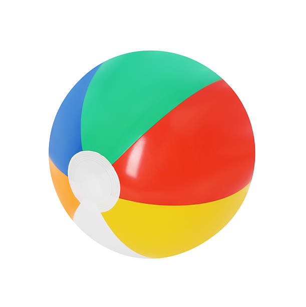 istock One bright inflatable ball isolated on white 2240118738