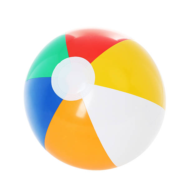 istock One bright inflatable ball isolated on white 2240118755