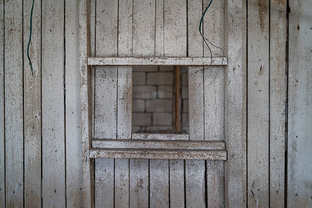 istock Whitewashed walls in old factory building. 2240121197