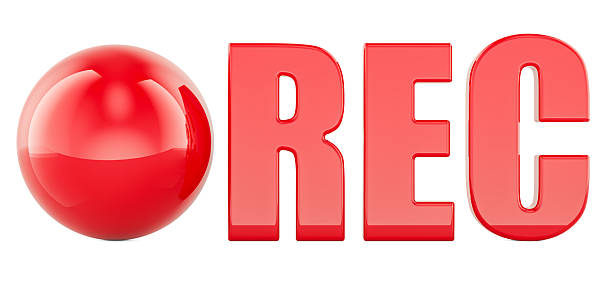 OKR letters and arrows on blue background. 3d illustration