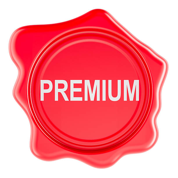 Vote Stamp with Red Seal Wax and Envelope . 3D Render