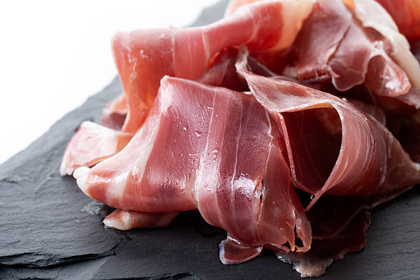 istock Slices of Spanish Serrano Ham 2240128530