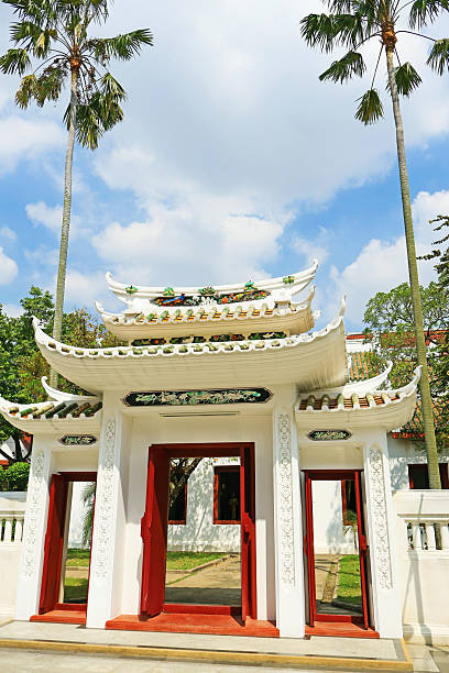 istock Wat Ratcha Orasaram, considered the first Buddhist temple in Thailand which decorated in the harmony of Chinese and Thai architectural styles, Bangkok 2240130725