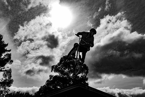 young cyclist journey perfect day