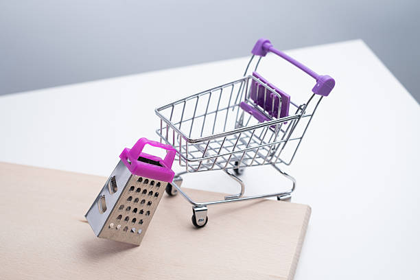 istock Metal cheese grater on a white background. Kitchenware. 2240136383