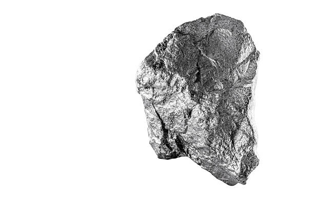 istock Iron rock ore isolated on the white background. 2240138734
