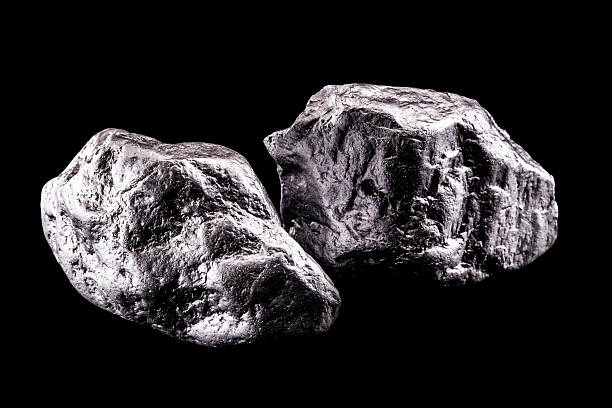 istock Aluminum is a chemical element. Aluminum stone for industrial use. Silver ore. 2240139387