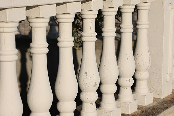 istock Balustrade with balusters in the park 2240140688