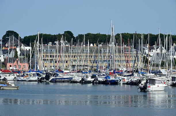 Puerto deportivo de Concarneau, Bretaña, Francia