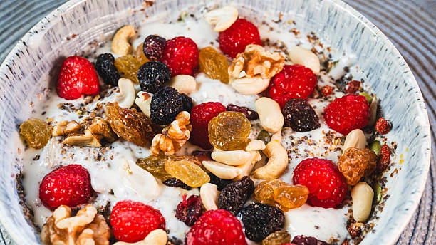 istock Healthy Yogurt Bowl with Berries and Nuts 2240152399