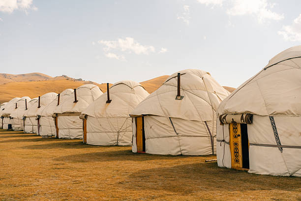 istock Yurts on Son kol lake Kyrgyzstan 2240153209