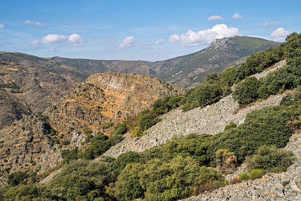 Landscape in the Sierra de las Quilamas. A place known as Castil de Cabras.