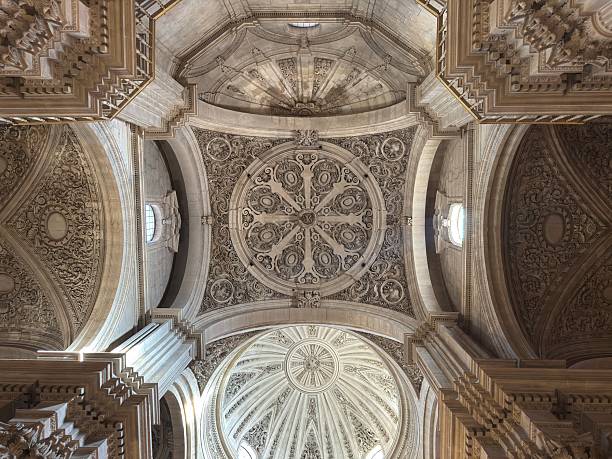 istock Granada, Spain – October 2, 2025: Interior architecture of the Cathedral 2240165633