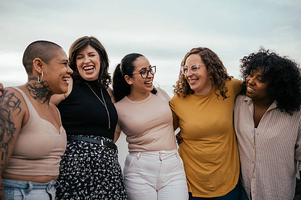 istock Female friends socializing with each other 2240166936