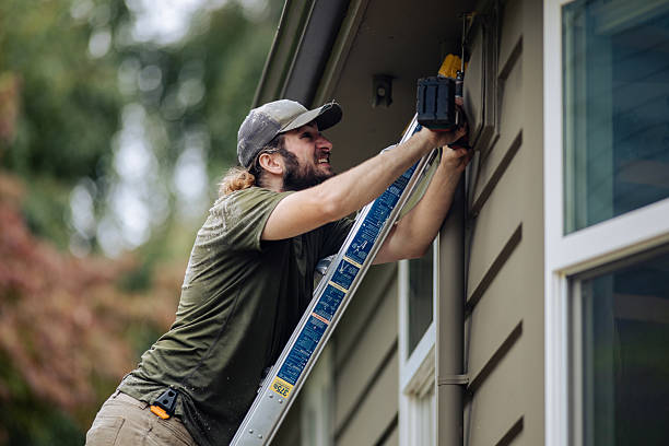 istock Electrician Wiring Up Solar Panel System Fuse Box 2240169267