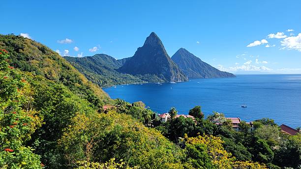 istock St Lucia and Ocean Beauty 2240174407