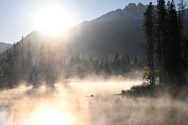 istock Steam on the Lake 2240174710