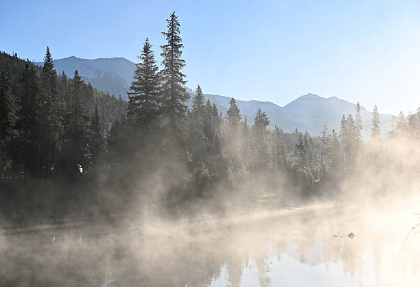 istock Steam on the Lake 2240174727