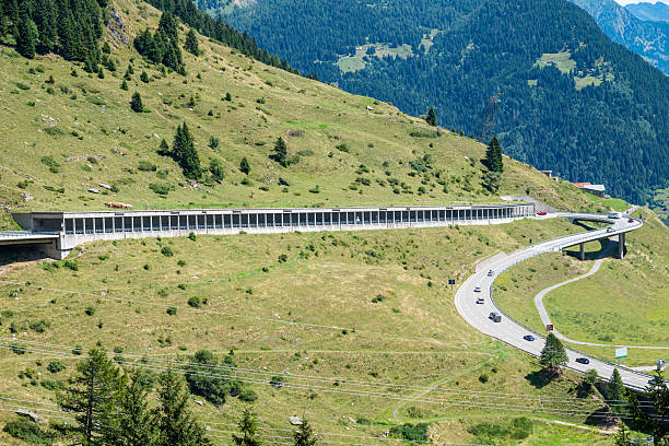 istock The highway across the gotthard pass in Swiss 2240178042