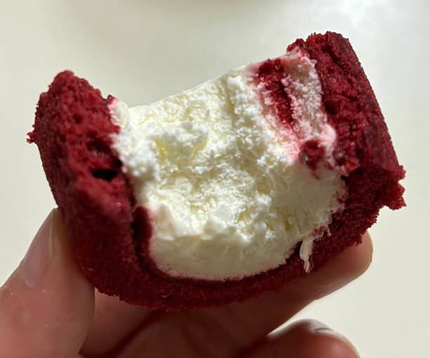 Soft and fluffy cream bread () filled with sweet, silky cream, offering a perfect bite of pillowy texture and rich, creamy indulgence in every delightful mouthful.