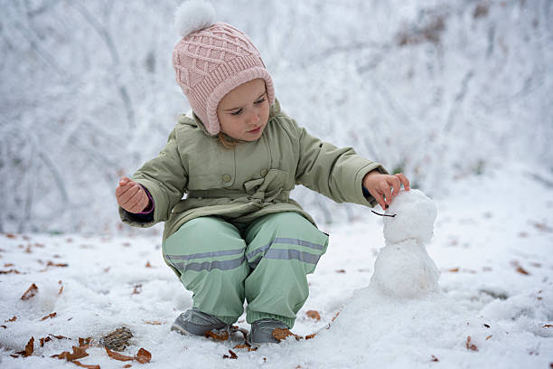 istock Winter Snow Fun. Child Making A Snowman 2240198038
