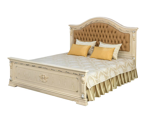 istock Bed design bedroom furniture isolated 2240201957