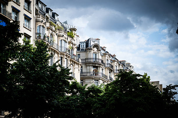 istock Parisian Apartments Under Stormy Skies 2240206509