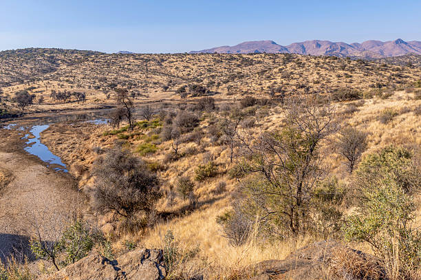 istock Arid and mountainous landscape in Namibia 2240208215