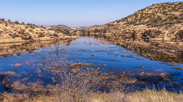 istock Arid and mountainous landscape in Namibia 2240208309