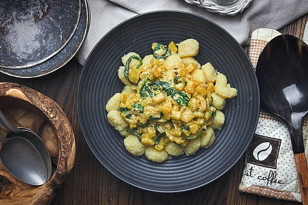 istock Gnocchi with pumpkin sauce 2240210286