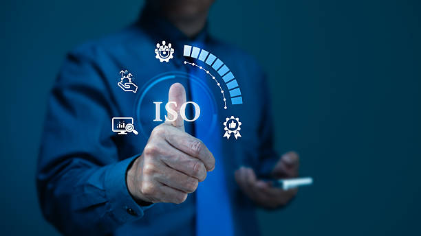 istock Businessman Giving Thumbs Up for ISO Certification and Quality Standards 2240211955