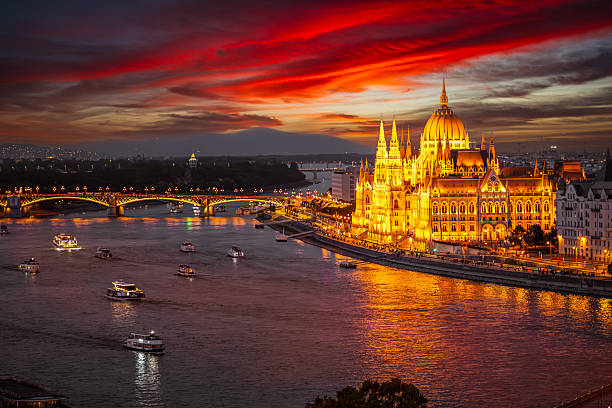 istock Hungarian Parliament and the Danube river, Budapest 2240218321