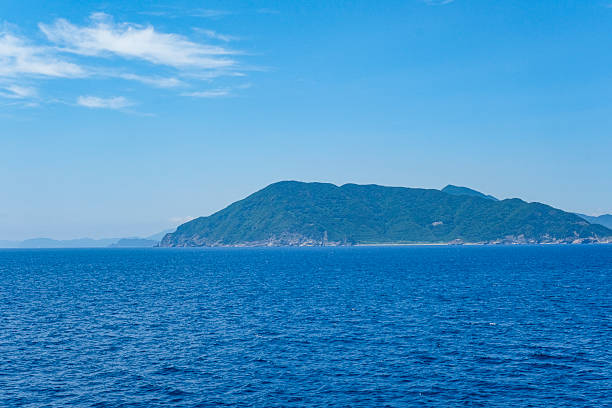 istock View of Kyushu mainland from the ferry 2240222193