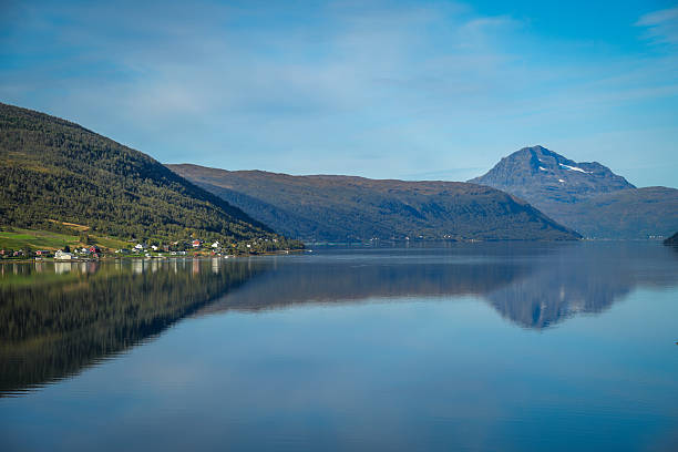 istock Norway Fjord landscape and reflection 2240223343