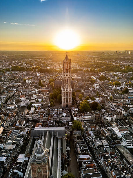 istock Utrecht Cityscape at dawn. 2240223462