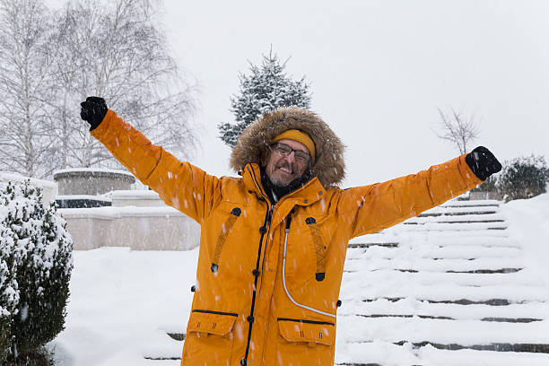 istock Portrait of a man in a yellow jacket 2240224815