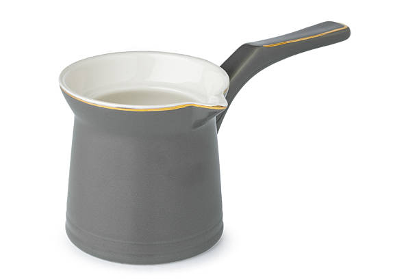 istock Ceramic turk or milk jug isolated on white 2240237141