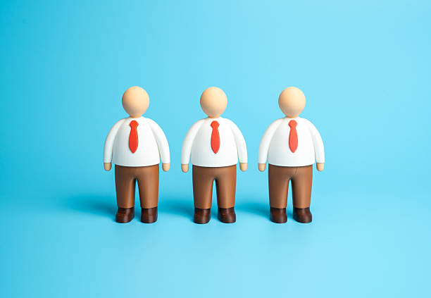 istock Office staff figures. Recruitment among candidates. Workforce resources 2240237445